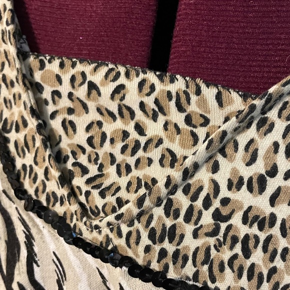 Vintage 80s crop top safari print - Picture 8 of 9